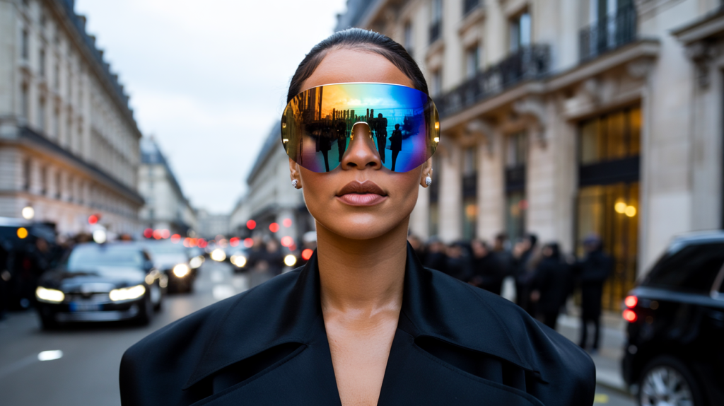 rihanna accessoire paris fashion week