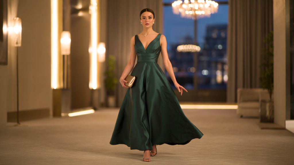 robe longue soirée élégante