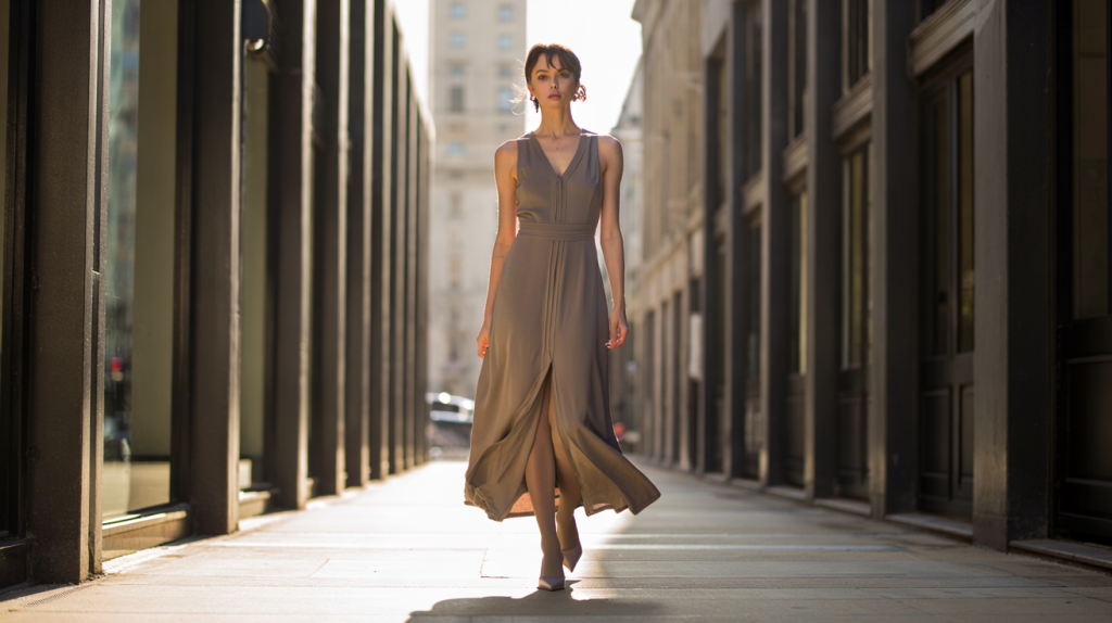 robe qui allonge la silhouette