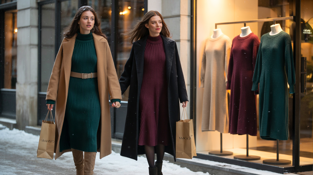 robes d'hiver Mango prix mini