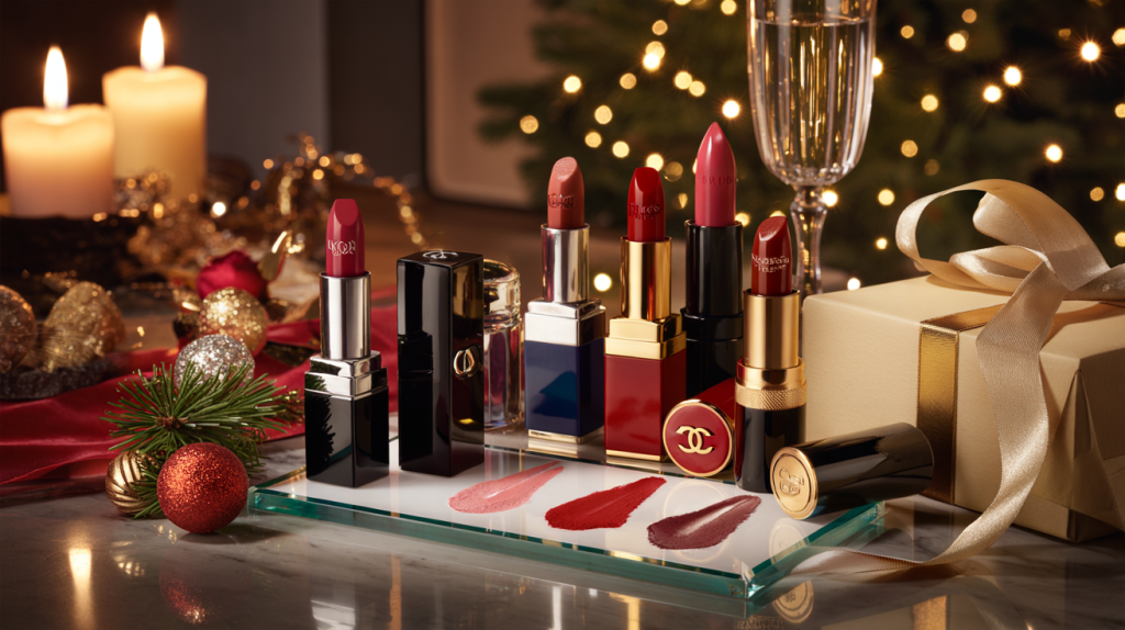 rouges à lèvres luxe Noël