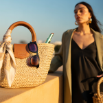 sac en raphia bohème chic