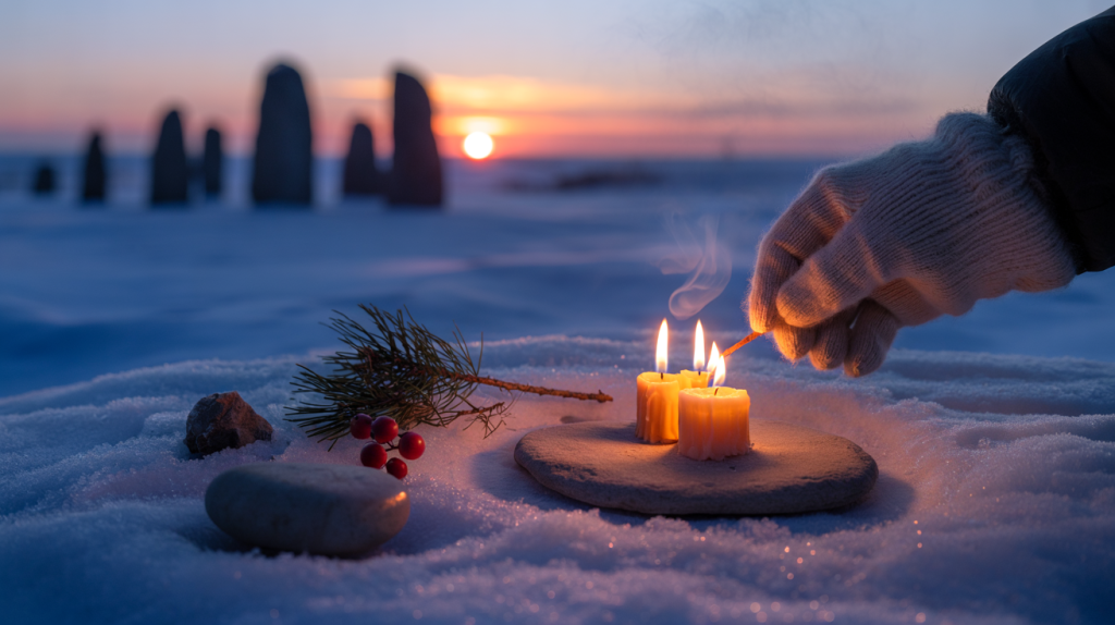 solstice d’hiver 21 décembre 2025 rituels