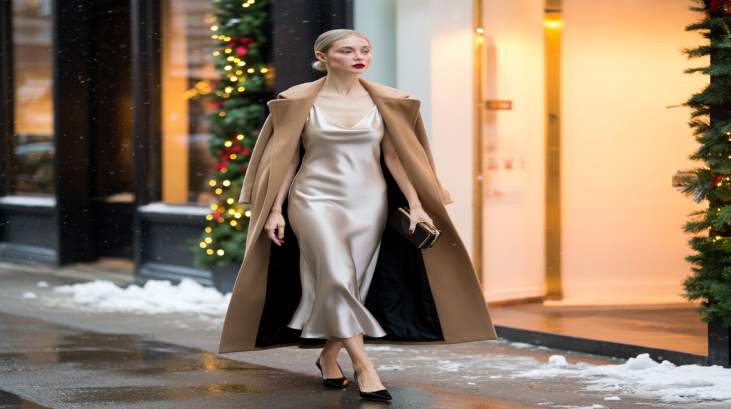 style Carolyn Bessette-Kennedy fêtes de fin d’année