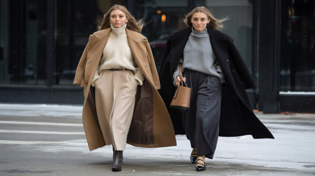 style Mary-Kate et Ashley Olsen hiver 2025