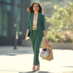 tailleur-pantalon coordonné femme