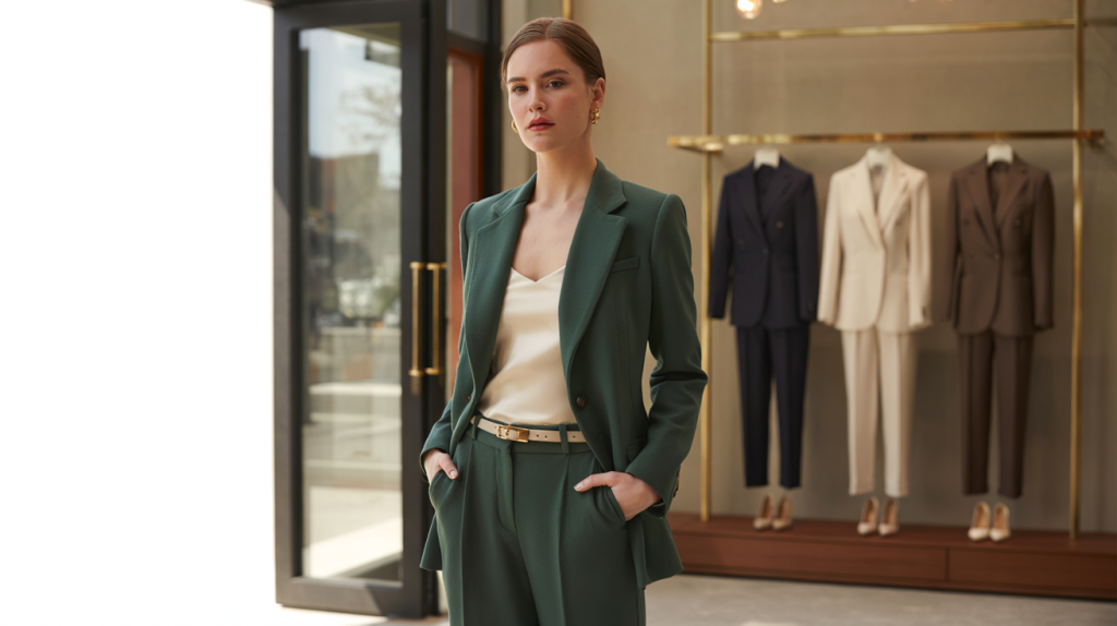 tailleur pantalon femme élégant