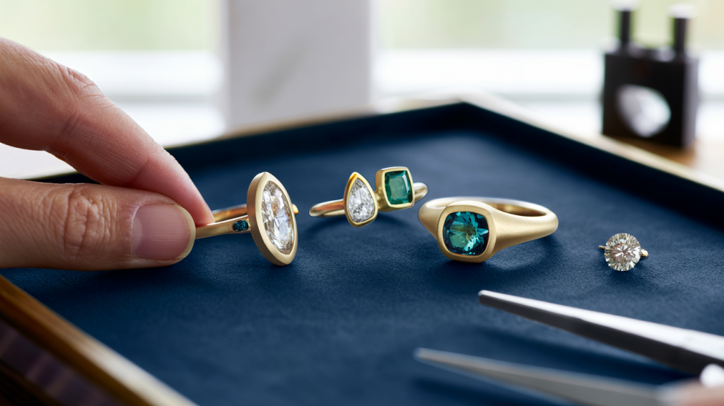 tendance bague de fiançailles 2025