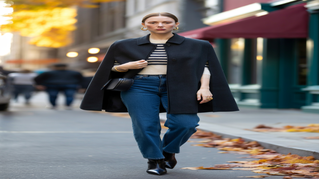 tendance mode cape noire