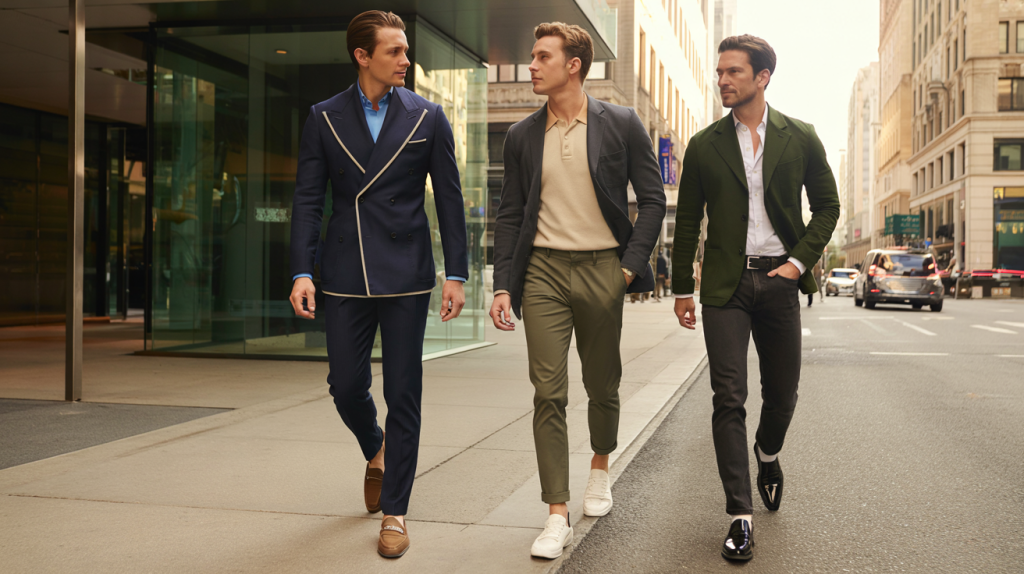 tendance mode homme coupe ajustée