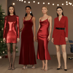 tendances robes rouges fêtes