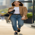 tenue blazer jean chic