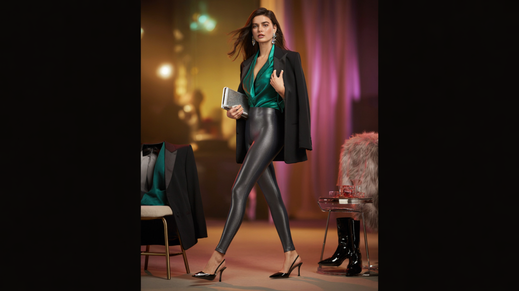 tenue de fête avec legging