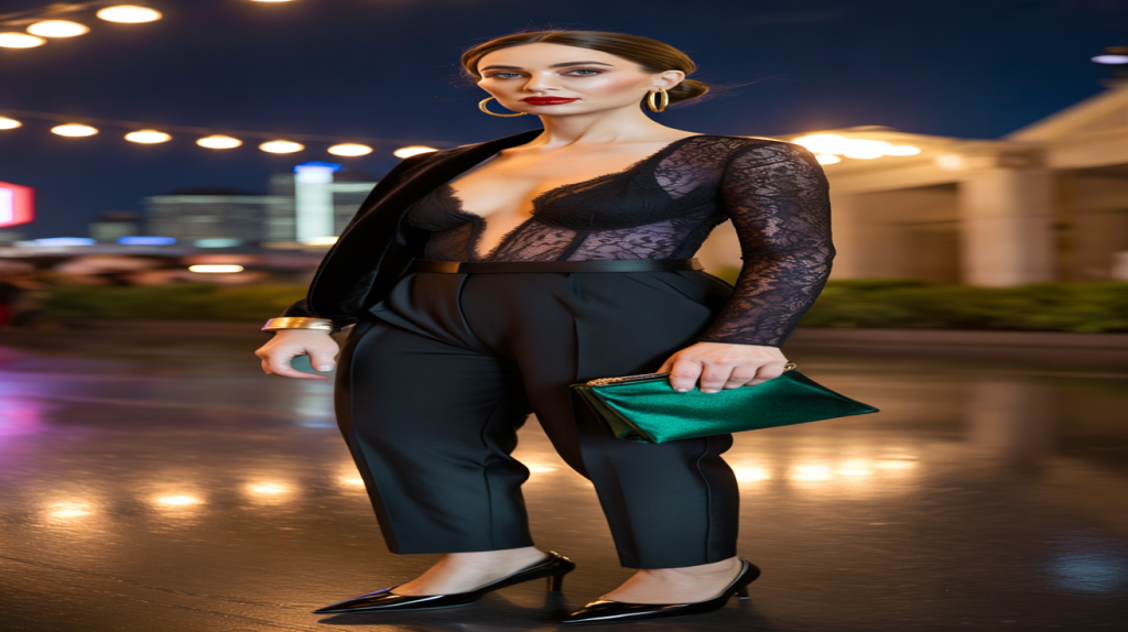 tenue de fête body dentelle femme