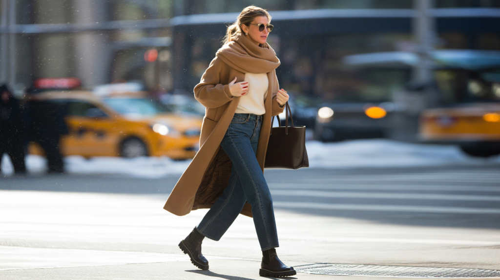 tenues hiver Gisele Bündchen