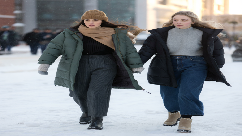 tenues stylées grand froid femme